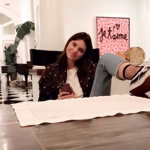 Sandro Silencio Stud Bomber Jacket Kendall Jenner - Picture 2 of 3